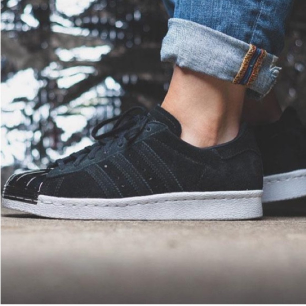 ADIDAS SUPERSTAR 80S METAL TOE PONY HAIR BLACK